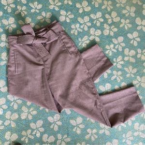 Aritzia work pants gingham pattern